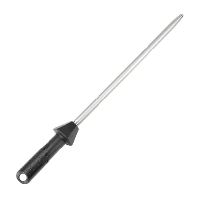 Image of Sharpeak (a Brand of SHARPAL) 110R Total 45 cm/Rod 30 cm Monocrystalline Diamond Sharpening Steel Rod with Built in Angle Guides, Kitchen Knives Honer, Knife Steel, Sharpener