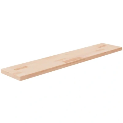 Image of vidaXL Shelf Board 100x20x2.5 cm Untreated Solid Wood Oak