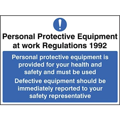 Image of Mandatory Signs PPE provided Rigid Plastic