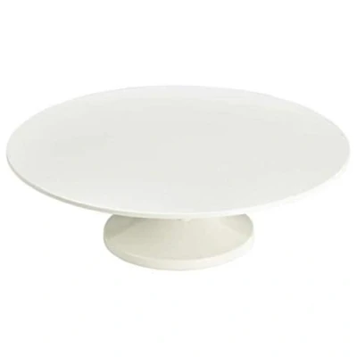 Image of Genware ‎DG654 White Melamine Cake Stand 33cm 13 Inch
