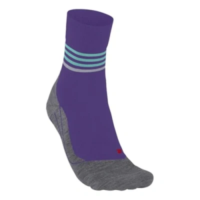 Image of FALKE Women&#039;s RU4 Endurance Reflect W SO Cotton Anti Blister 1 Pair Running Socks, Purple (Amethyst 8683), 2.5 3.5