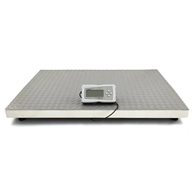 Image of T Mech Industrial Floor Platform Weighing Scales, 90cm x 60cm, Stainless Steel