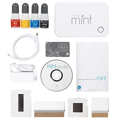 Image of Silhouette Stamp Kit, White, 4x4