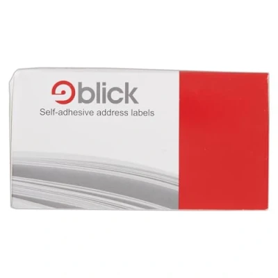 Image of Blick Labels, White, Self Adhesive Stickers, Typist, Address Label, 80mm x 120mm, 80 For Home, Office, Family, School, Letters