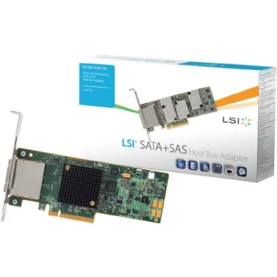 Image of LSI SAS 9207 8e SGL 8 Port 6Gbps SATA+SAS PCI E 3.0 HBA