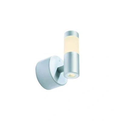 Image of Silver Halo/Flood LED Wall Light IP65 240V 3000K Warm White Collingwood