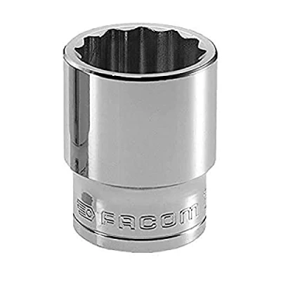 Image of Facom SC.S Socket 0.5 Inch 12 Sided 18 mm Rouge et Noir