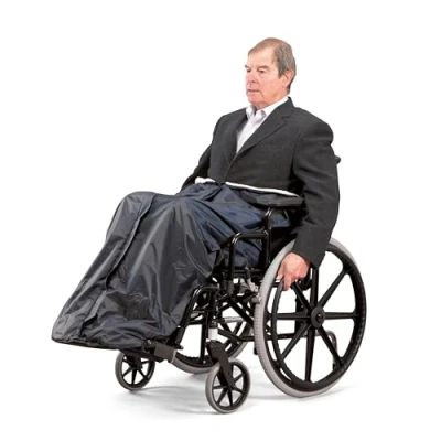Image of DAYS Wheelchair Cosy, Accessories, Blanket for Warmth and Comfort, Perfect Outside, Fits Most Manual Wheelchairs