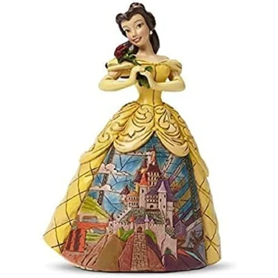 Image of Disney Traditions Enchanted Belle Figurine, Yellow