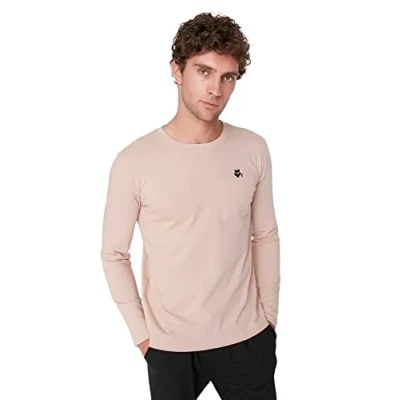 Image of Trendyol Pajama Top Beige Plain