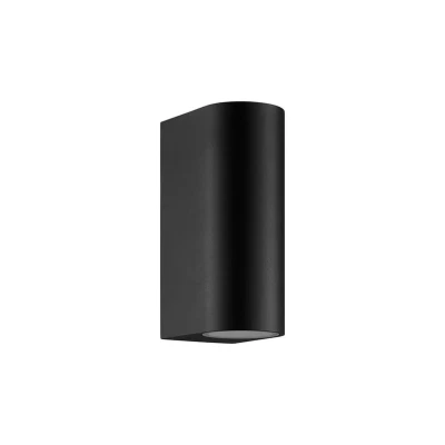 Image of Nordlux Dion Double Wall Lamp IP44 Black