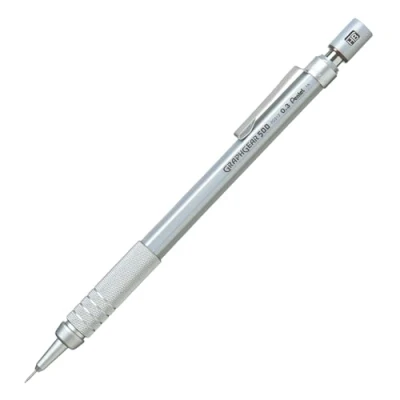 Image of Pentel 0.3 mm Graphgear 500 Mechanical Pencil, PG513 E, Silver
