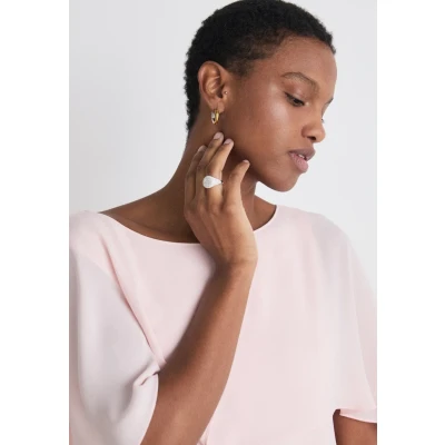 Image of Swarovski Meteora cocktail ring, White, Rhodium plated