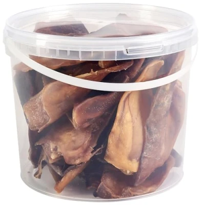 Image of Premium Pig Ears Dog Treats, 5L Tub