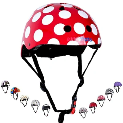 Image of Kiddimoto Kids Bike Helmet, Helmet for Boys and Girls Age 2 10, Lightweight Toddler Skateboard, Bike, BMX, MTB, Scooter, Bicycle, Rollerblade Skating.