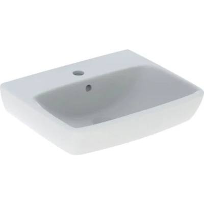 Image of Geberit Selnova Square Hand Rinse Basin 1 Taphole White 500mm X 420mm 501.460.00.6