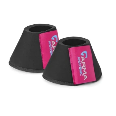 Image of Shires Arma Neoprene Over Reach Boots Raspberry Pony