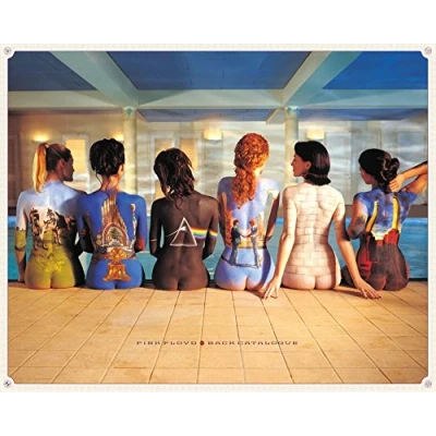 Image of Pyramid International Pink Floyd Back Catalogue Canvas Print, Cotton, Multi Colour, 1.8 x 85 120 cm