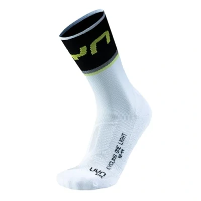 Image of UYN S100287 CYCLING ONE LIGHT Socks Men&#039;s White black 38