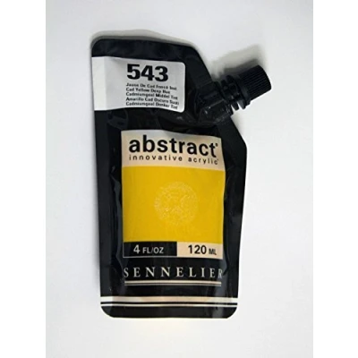 Image of Sennelier Abstract Innovative Acrylic Artist Paint Pouch 120ml (543 Cadmium Yellow Deep Hue)