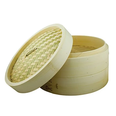Image of Dexam Swift Spice 20cm Bamboo Steamer