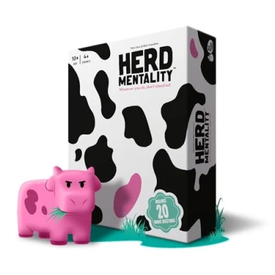 Image of Herd Mentality: Udderly Hilarious Board Game Easy Setup &amp; Play Loved By Millions of Families Friends Perfect for 4 20 Players Best Christmas Games