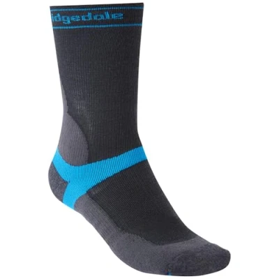 Image of Bridgedale MTB Mid Season T2 Merino Sport Mens Boot Length Mountain Bike Socks Grey, XL