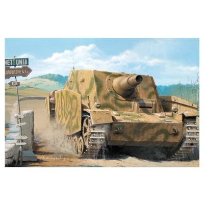 Image of Hobbyboss 1:35 Scale German Sturmpanzer IV Early Version Model Kit (Grey)