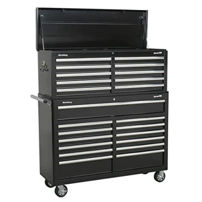 Image of Sealey Tool Chest Combination 23 Drawer with Ball Bearing Slides Black