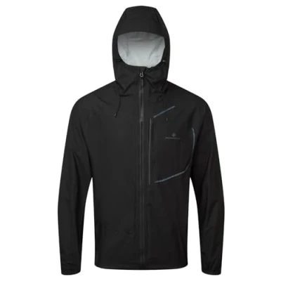 Image of RONHILL Running, Men&#039;s Tech Fortify Jacket, All Black, L