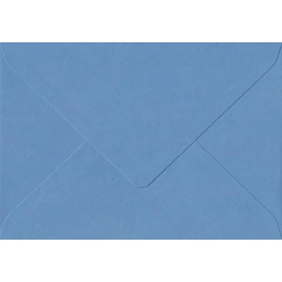Image of Pack of 50 China Blue 114mm x 162mm Gummed 100gsm C6 (to fit A6) Coloured Envelopes