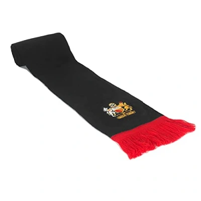 Image of fan originals Scarf Manchester Crest in United Colours Black