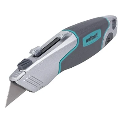 Image of wolfcraft Professional Dual blade Knife I 4200000 For cutting solid materials using a trapezium or hook
