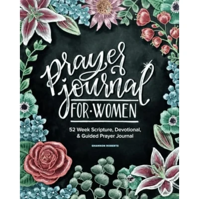 Image of Prayer Journal for Women: 52 Week Scripture, Devotional &amp; Guided