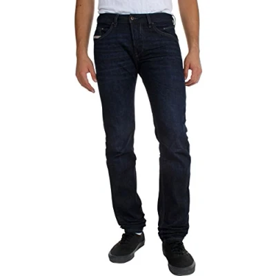 Image of Diesel Belther 0823K Men&#039;s Jeans Regular Slim Straight (W27/L30, Blue)
