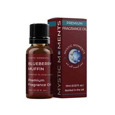 Image of Mystic Moments Blueberry Muffin Fragrance Oil 10ml Perfect for Soaps, Candles, Bath Bombs, Burners, Diffusers and Skin &amp; Hair Care Items