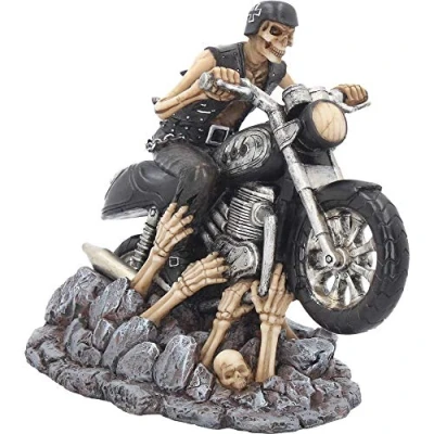 Image of Nemesis Now B3654J7 Ride Out of Hell James Ryman 16cm Figurine, Resin, Grey