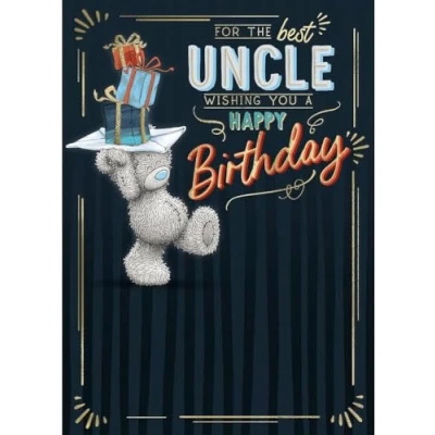 Image of Me To You Tatty Teddy Best Uncle Happy Birthday Card
