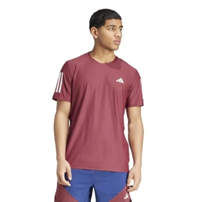 Image of adidas Men&#039;s Own The Run Tee, Shadow red, XS