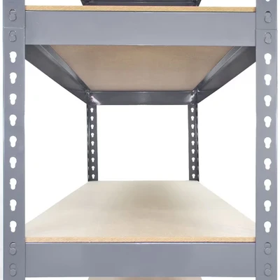 Image of MonsterShop 10 x Q Rax Grey Metal Racking Units 120 50 180cm