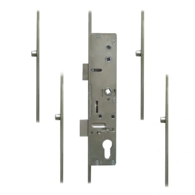 Image of LOCKMASTER Lever Operated Latch &amp; Deadbolt Twin Spindle 4 Roller 35/92