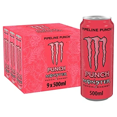 Image of Monster Pipeline Punch Energy Drink, 9 x 500ml