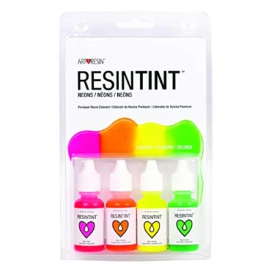 Image of ResinTint Liquid Pigment Non Toxic Flammable Neon 4 Pack