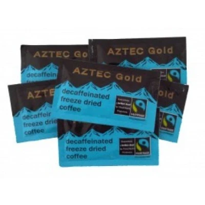 Image of Fairtrade Aztec Gold Decaffeinated Coffee Sachets Box 250