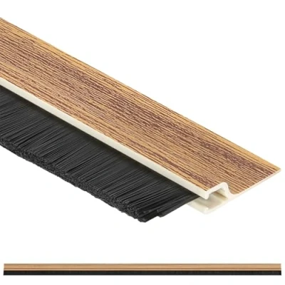 Image of KOTARBAU® Brush Seal 100 cm Pine Self Adhesive Door Strip Draught Excluder Floor