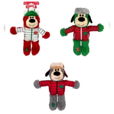 Image of KONG Wild Knots Bear (Holiday/Christmas) Dog Toy