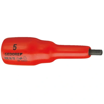 Image of GEDORE Screwdriver Bit 1/2 Inch Inner Hexagonal 6 mm, 1 Piece, VDE in 19