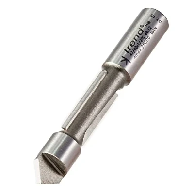 Image of Trend Professional Pierce &amp; Trim Cutter, 12.7mm Diameter, Two Flute, 1/2 Inch Shank, 30mm Cut Length, Tungsten Carbide Tipped, 47/40X1/2TC