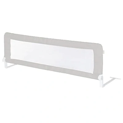 Image of roba Foldable &#039;Klipp Klapp&#039; Bed Barrier for Babies and Children Fall Out Protection 135cm (Grey)