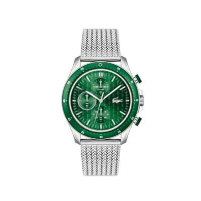 Image of Lacoste Chronograph Quartz Watch for Men with Silver Stainless Steel Bracelet 2011255